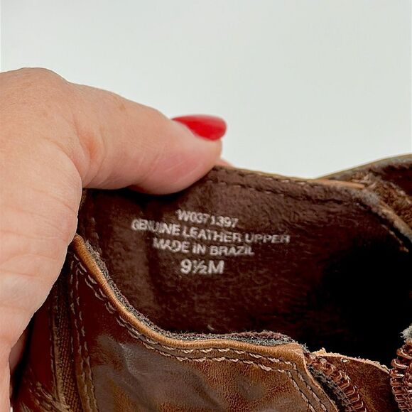 Walking Cradle Reba Booties Size 9.5 9.5M Brown Leather - Picture 14 of 14